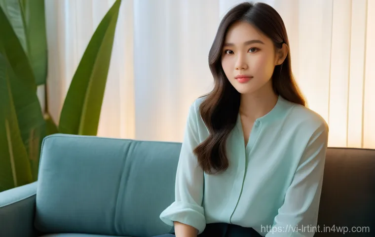 대화형 AI의 사용자 수요 조사 방법 - **Prompt 1: Empathetic AI Companion**
"A candid, medium shot of a young Vietnamese woman, in her...