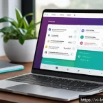 Home 20 대화형 AI의 인터페이스 접근성 개선 방안 - A friendly AI user interface design concept for Vietnamese users, showcasing a clean and simple layo...