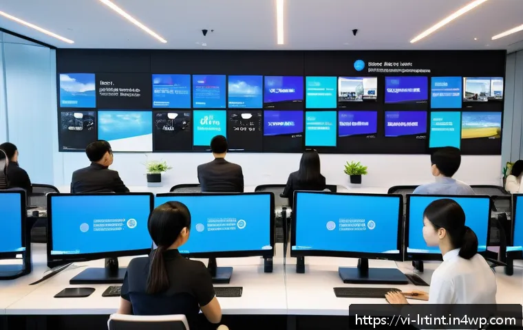 대화형 AI를 위한 IBM Watson Assistant 활용법 - A modern Vietnamese customer service center featuring a diverse team of professionals collaborating ...